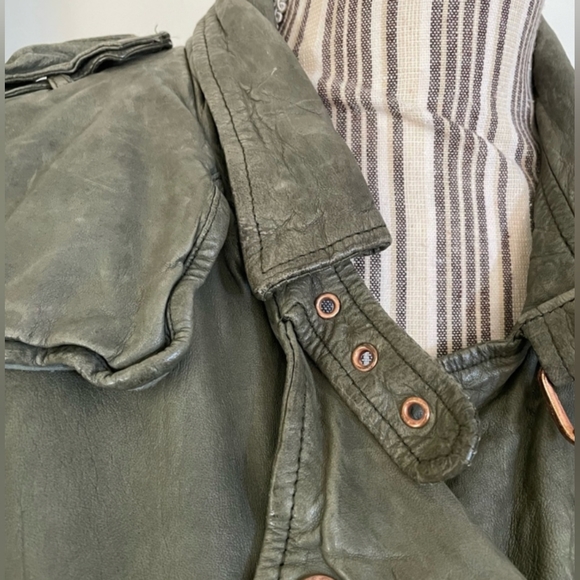 Doma x Free People Full Extension Leather Moto Jacket - Picture 15 of 16